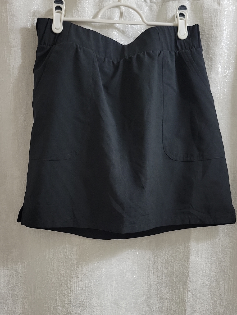 Skechers Black Mini A-Line Skort with Front Pockets